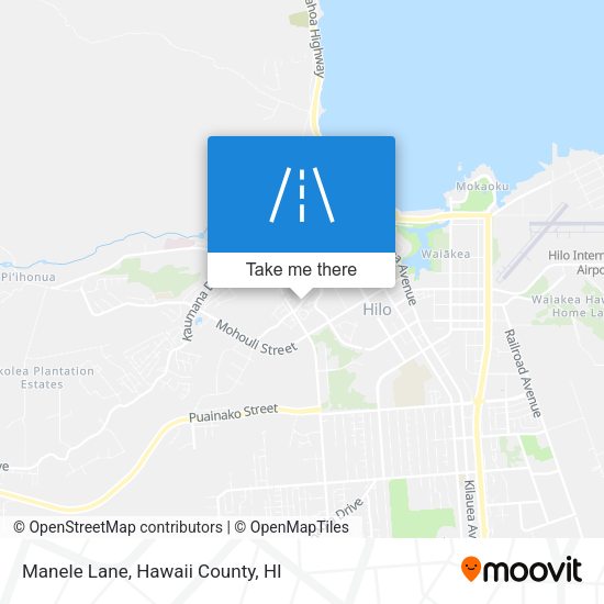 Mapa de Manele Lane
