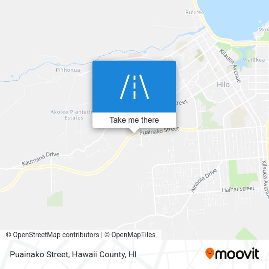 Mapa de Puainako Street