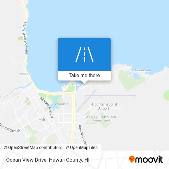 Ocean View Drive map