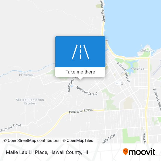 Maile Lau Lii Place map