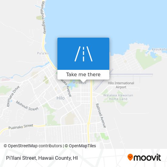 Pi‘Ilani Street map