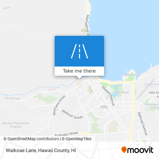 Waikoae Lane map