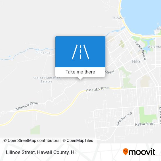 Lilinoe Street map