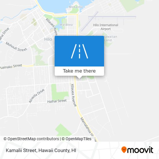 Kamalii Street map