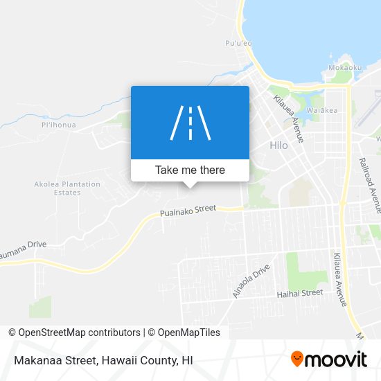 Makanaa Street map