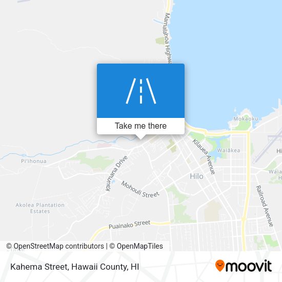 Kahema Street map