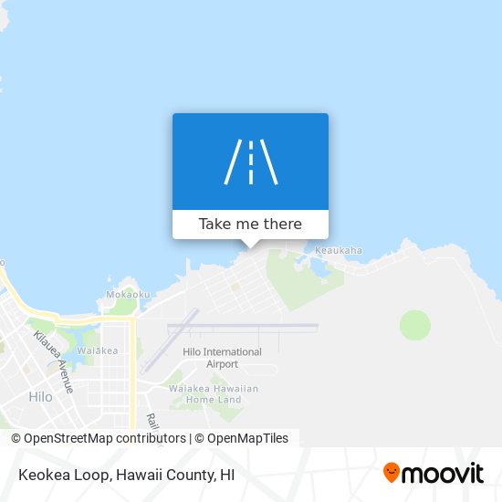 Keokea Loop map