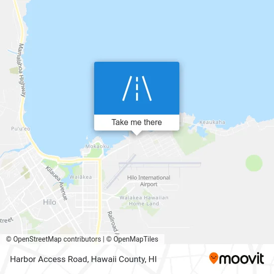 Harbor Access Road map