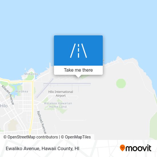 Ewaliko Avenue map