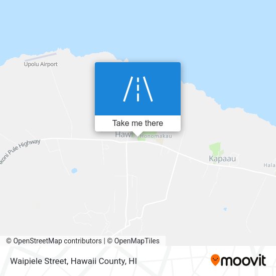 Mapa de Waipiele Street