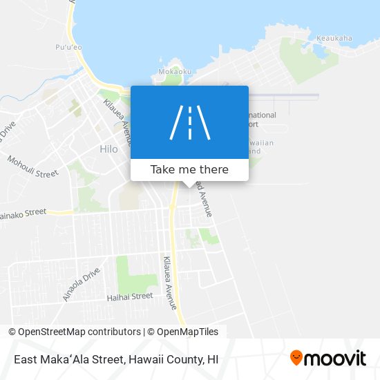 East MakaʻAla Street map