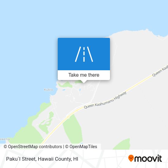 Mapa de PakuʻI Street