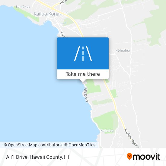 AliʻI Drive map