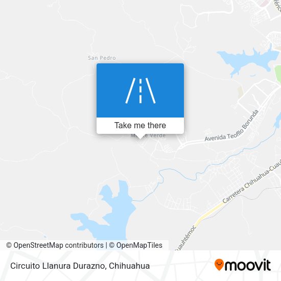 Circuito Llanura Durazno map
