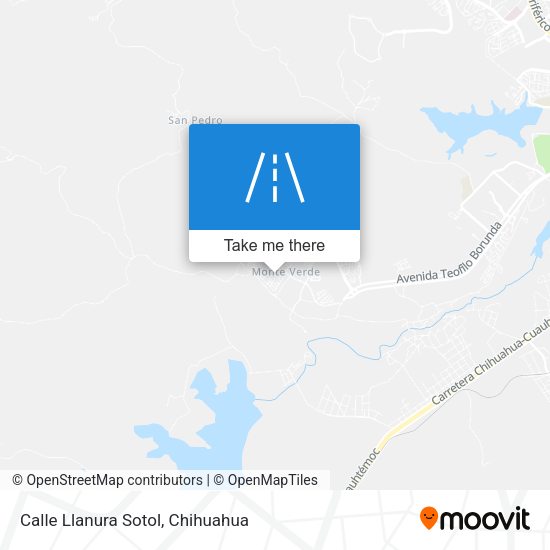 Calle Llanura Sotol map