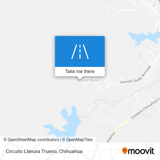 Circuito Llanura Trueno map