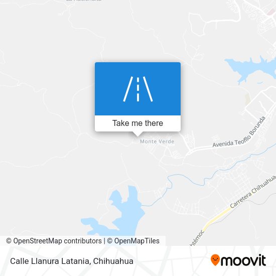 Mapa de Calle Llanura Latania