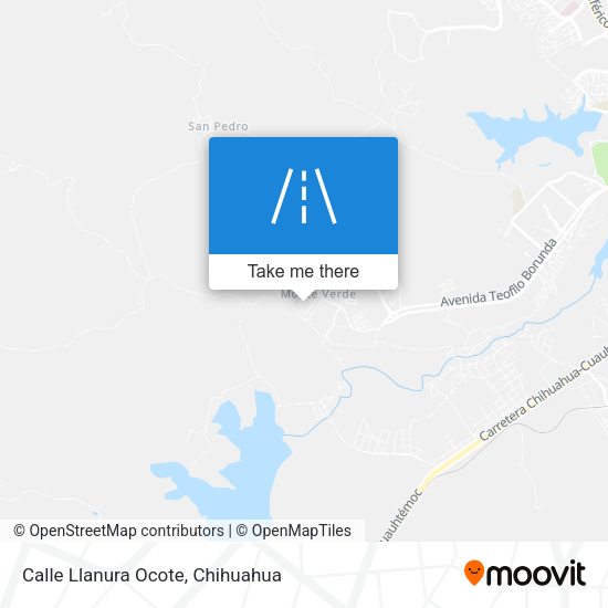 Mapa de Calle Llanura Ocote