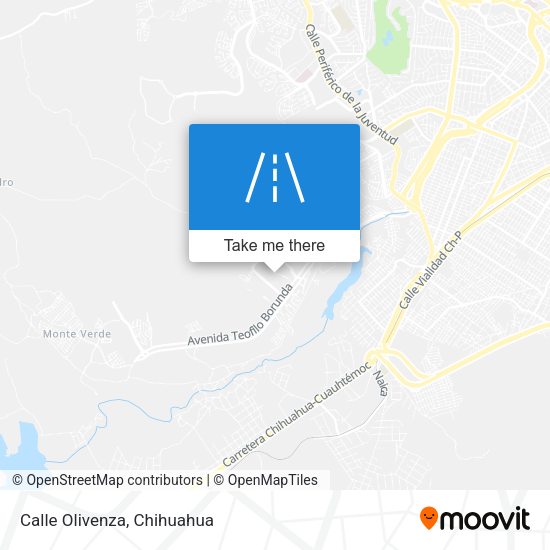 Mapa de Calle Olivenza