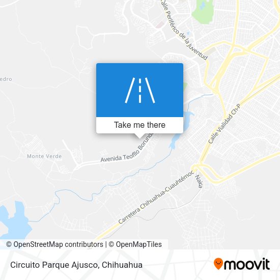 Mapa de Circuito Parque Ajusco