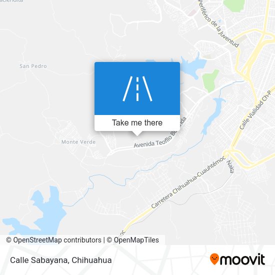 Mapa de Calle Sabayana