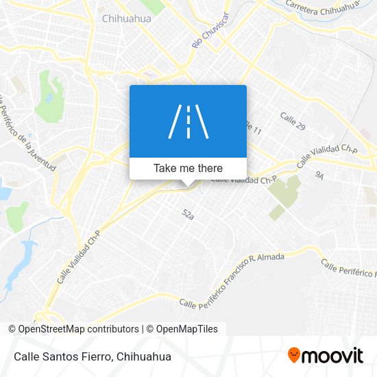 Mapa de Calle Santos Fierro