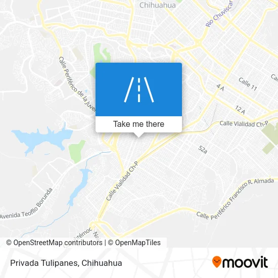 Privada Tulipanes map