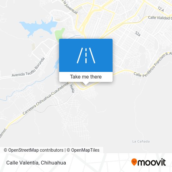 Calle Valentía map