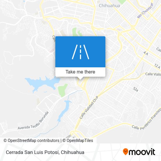 Mapa de Cerrada San Luis Potosí
