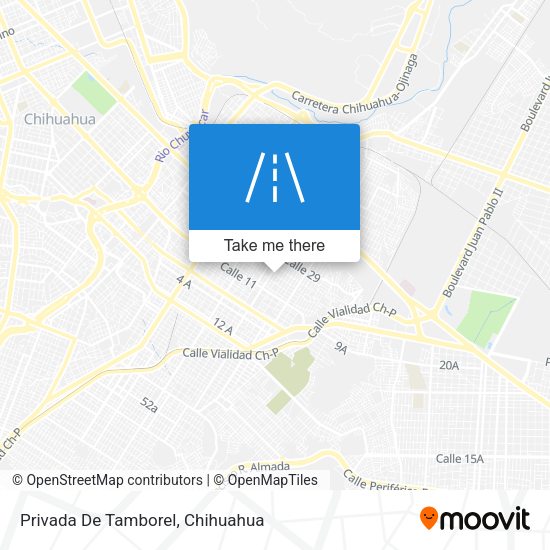 Privada De Tamborel map