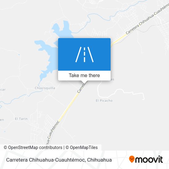 Carretera Chihuahua-Cuauhtémoc map