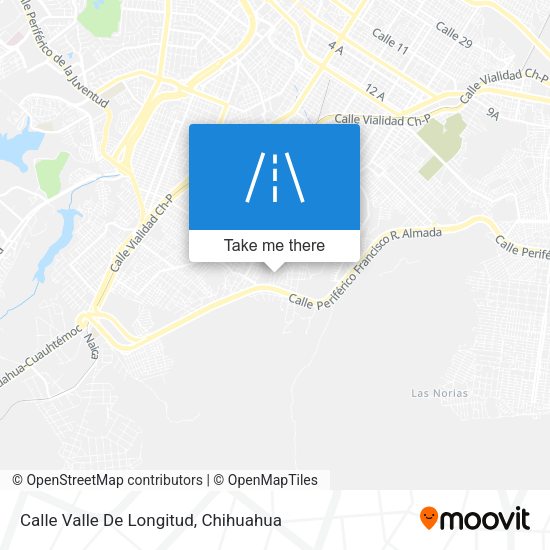 Calle Valle De Longitud map