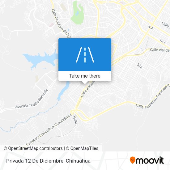 Mapa de Privada 12 De Diciembre