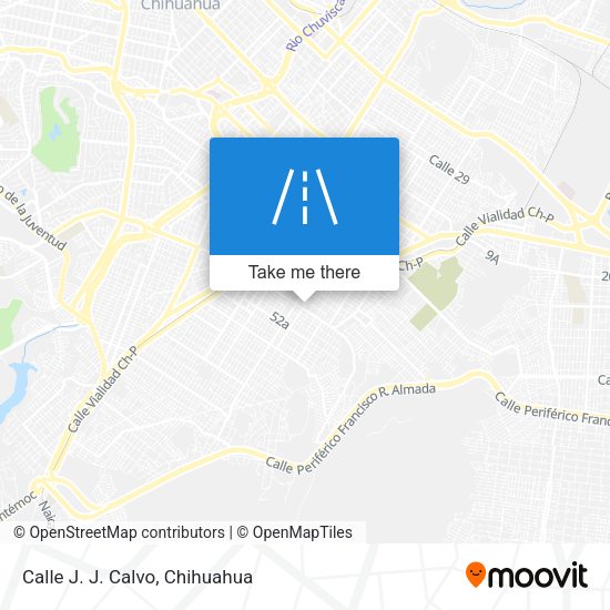 Mapa de Calle J. J. Calvo