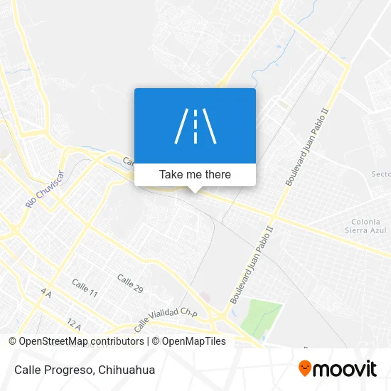 Calle Progreso map