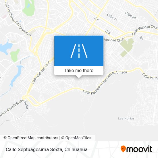Calle Septuagésima Sexta map