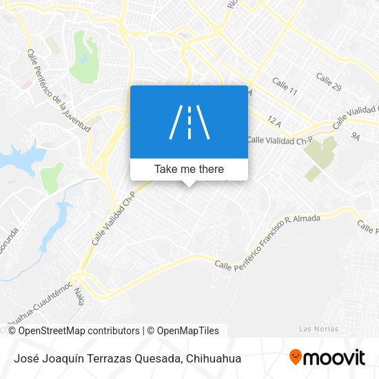 Mapa de José Joaquín Terrazas Quesada