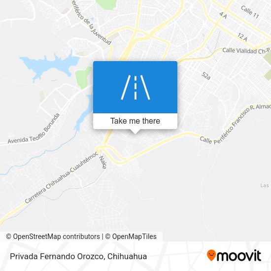 Privada Fernando Orozco map