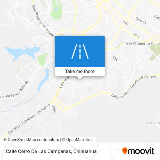 Mapa de Calle Cerro De Las Campanas