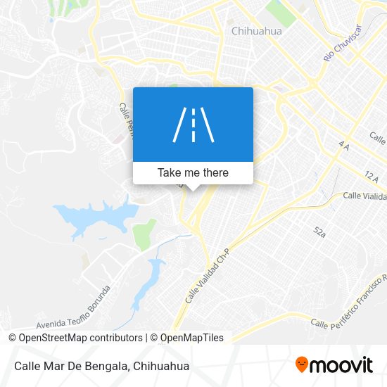 Mapa de Calle Mar De Bengala
