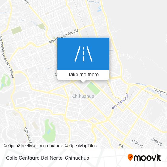 Calle Centauro Del Norte map
