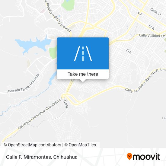Mapa de Calle F. Miramontes
