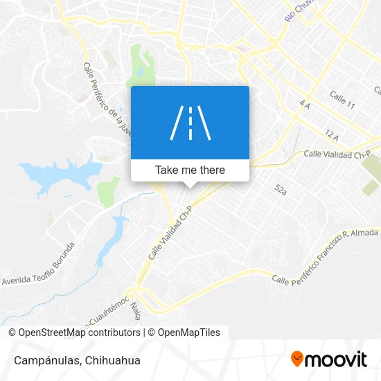 Campánulas map
