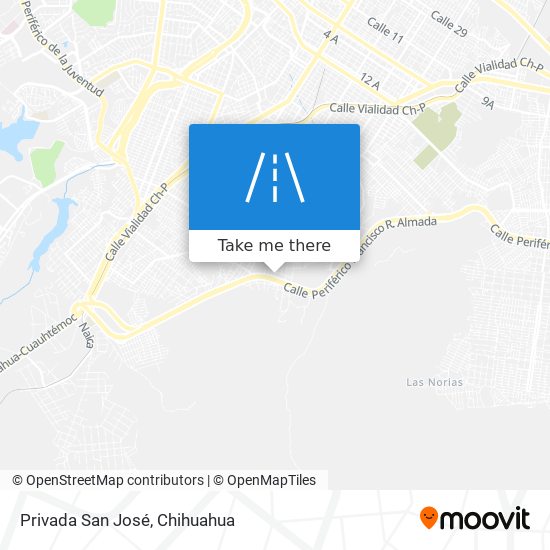 Privada San José map