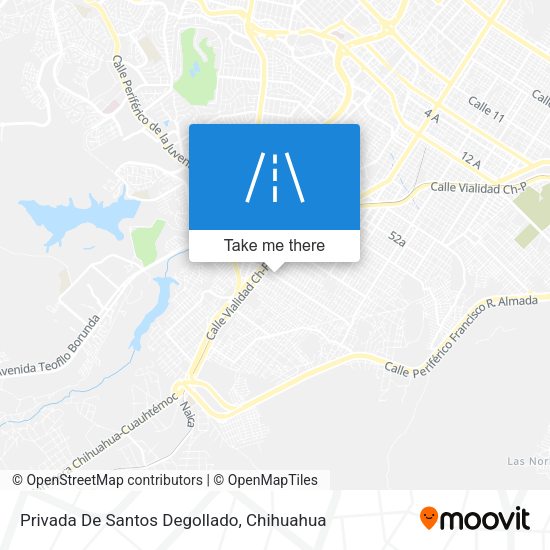 Privada De Santos Degollado map