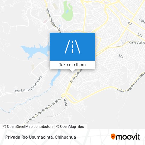 Mapa de Privada Río Usumacinta