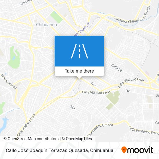 Mapa de Calle José Joaquín Terrazas Quesada