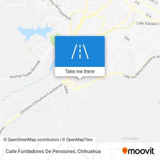 Mapa de Calle Fundadores De Pensiones