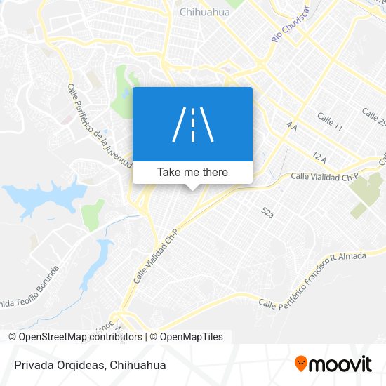 Mapa de Privada Orqideas
