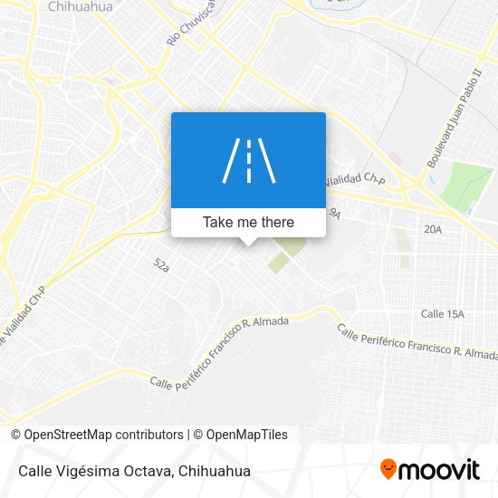 Mapa de Calle Vigésima Octava